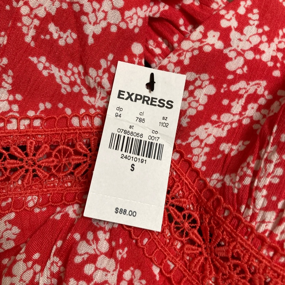 EXPRESS RED DRESS - Picture 2 of 2